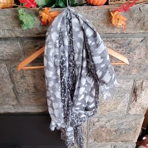 Leopard print scarf